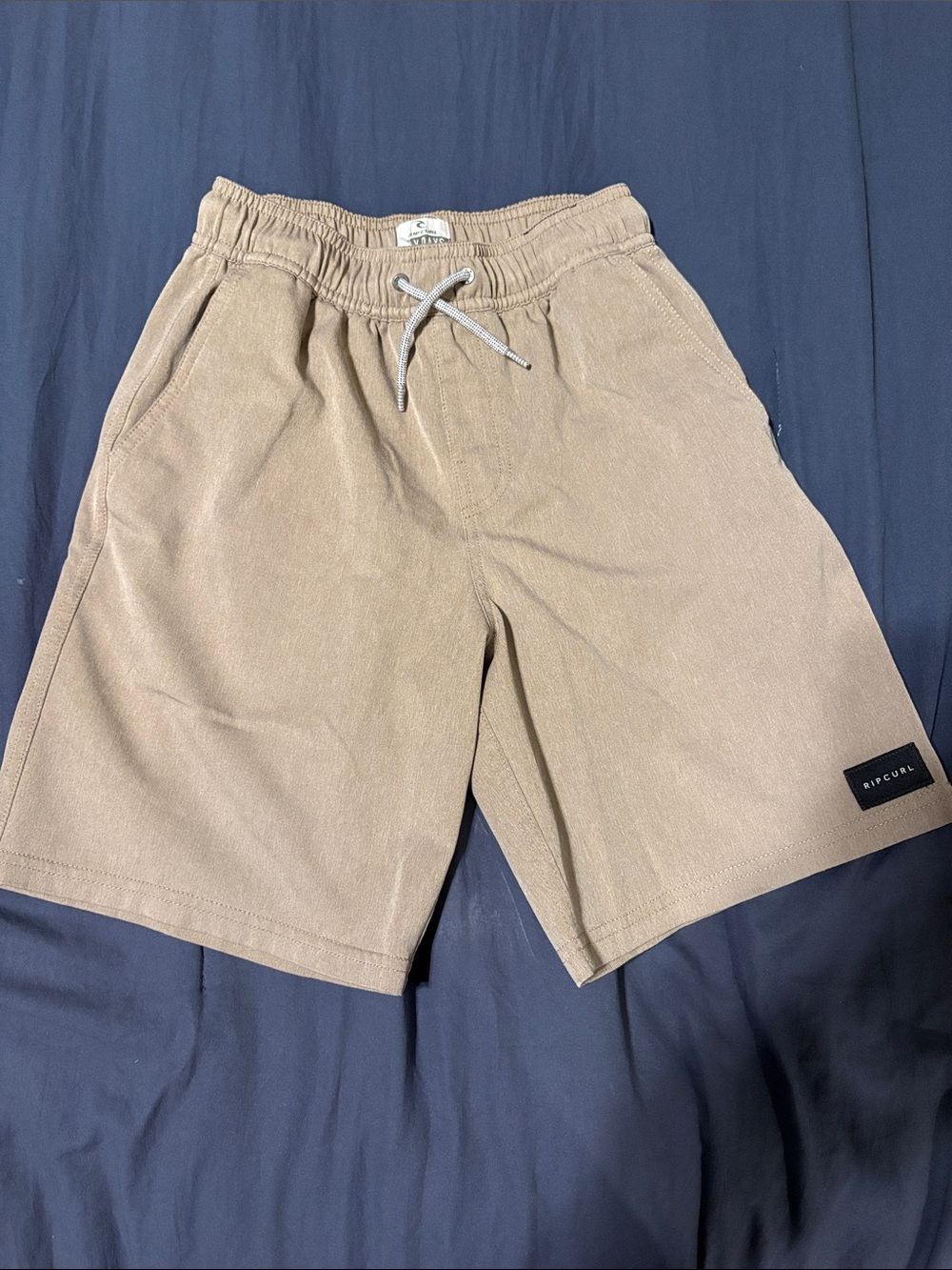 Rip Curl Tan Drawstring Hybrid Shorts